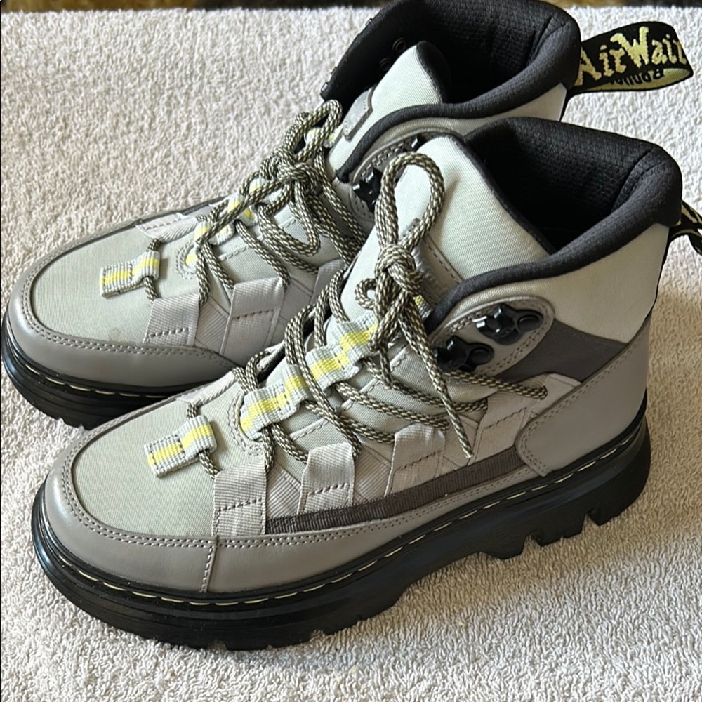 Dr. Martens Gray and Black Men's Boots